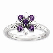 Sterling Silver Amethyst Ring