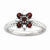 Sterling Silver Garnet Ring