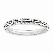 Sterling Silver Antiqued Ring