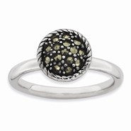 Sterling Silver Marcasite Ring