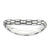 Sterling Silver Polished Antiqued Wave Ring