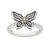 Sterling Silver & 14k Yellow Gold Antiqued Ring