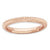 18k Rose Gold Plated Sterling SilverDomed Ring