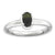 Sterling Silver Onyx Polished Ring