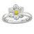 Sterling Silver Narcissus Ring