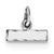 Sterling Silver Small Diamond-cut #Top Charm hide-image