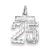 Sterling Silver Small #25 Charm hide-image