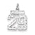 Sterling Silver Small #29 Charm hide-image