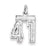 Sterling Silver Small #41 Charm hide-image