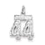 Sterling Silver Small #44 Charm hide-image