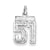 Sterling Silver Small #51 Charm hide-image