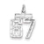 Sterling Silver Small #67 Charm hide-image
