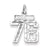 Sterling Silver Small #76 Charm hide-image