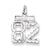 Sterling Silver Small #82 Charm hide-image