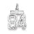 Sterling Silver Small #84 Charm hide-image