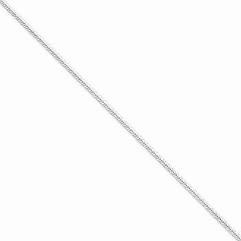 Sterling Silver Round Snake Chain