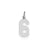 Small Polished Number 6 Charm in Sterling Silver