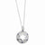 Sterling Silver Blue & Clear CZ Star Of David Necklace
