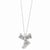 Sterling Silver Antiqued Angel Of Hope Necklace