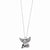 Sterling Silver Antiqued Angel Of Gratitude Necklace