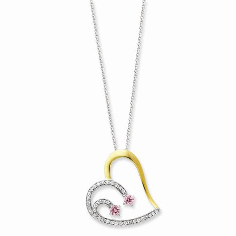 Sterling Silver & Gold-Plated Forever By Your Side Necklace