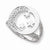 Sterling Silver & CZ I Promise You the Moon and Stars Ring
