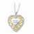 Sterling Silver & Gold-Plated Friends Forever Heart Necklace