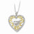 Sterling Silver & Gold-Plated Mother Heart Necklace