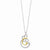 Sterling Silver & Gold-Plated CZ Carefree Necklace