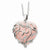 Sterling Silver & Rose Quartz Generous Heart Necklace