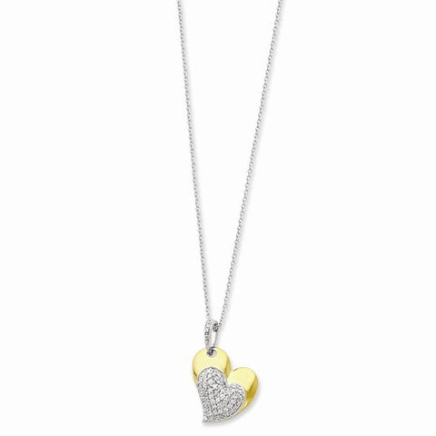 Sterling Silver & Gold-Plated Blessed Beyond MeasureNecklace