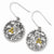 Sterling Silver Gold-plated Fall A Season of Fulfillment Earrings