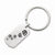 Sterling Silver Antiqued Footsteps & KeyChain