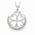 Sterling Silver Antiqued Lucky Me, Lucky YouNecklace