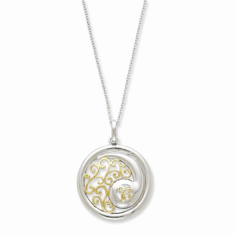 Sterling Silver & Gold-Plated Harmony Necklace