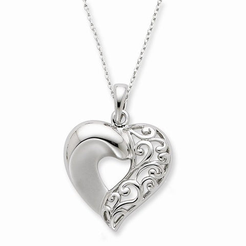 Sterling Silver Close To My HeartNecklace