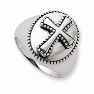 Sterling Silver Antiqued Boldness Ring