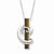 Sterling Silver Tiger Eye Judge Not Necklace