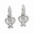 Sterling Silver CZ Heart Charm