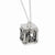 Sterling Silver Antiqued Blessing Box Necklace