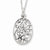 Sterling Silver Antiqued I Appreciate You My DaughterNecklace