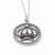 Sterling Silver Antiqued Keep Shining, Keep Reaching Necklace