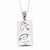 Sterling Silver Antiqued Girlfriends Two Necklace