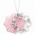 Sterling Silver CZ & Simulated Cat'S Eye Love Never Fails Necklace
