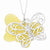 Sterling Silver CZ & Simulated Cat'S Eye Believe You Can Necklace