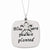 Sterling Silver Antiqued CZ Bloom Where You Are Planted Flower Necklac Necklace