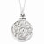 Sterling Silver Tear Circle Ash Holder Necklace