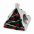 Green/Red Crystal Christmas Tree Charm Bead in Sterling Silver