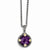 14K Yellow Gold Amethyst Necklace