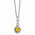 Sterling Silver Gold-Tone Flash Gp Citrine Necklace